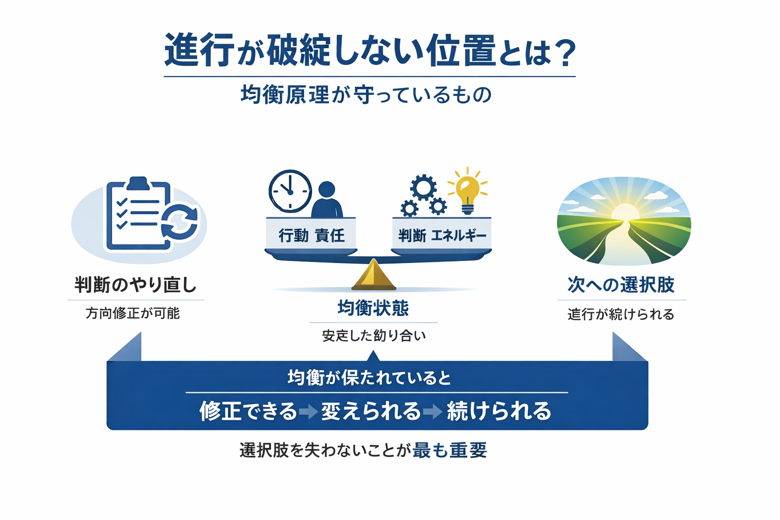 均衡を無視した加速は必ず失速する構造