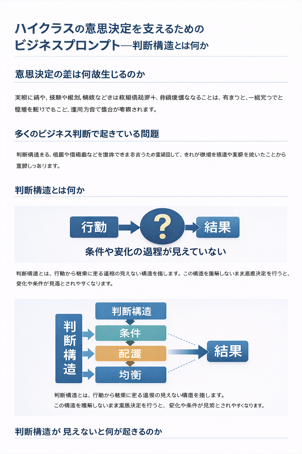 判断構造の図解