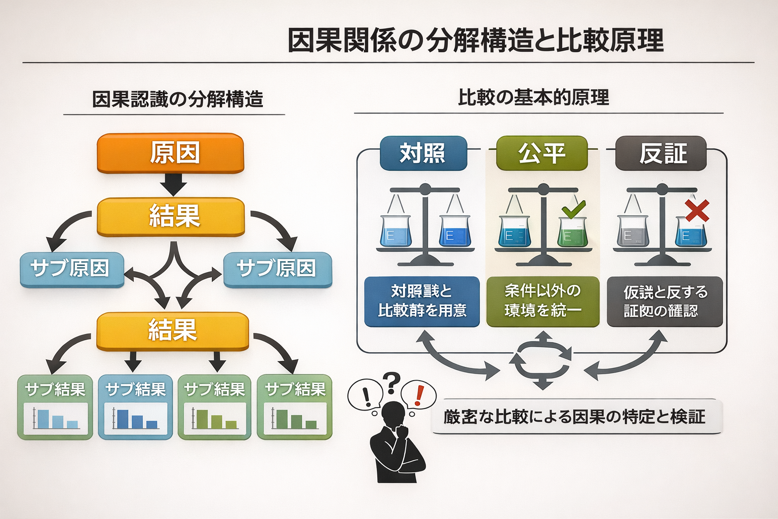 因果関係の分解構造と比較原理 図解4
